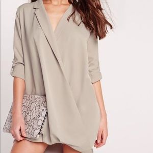 Missguided Blazer Style Dress